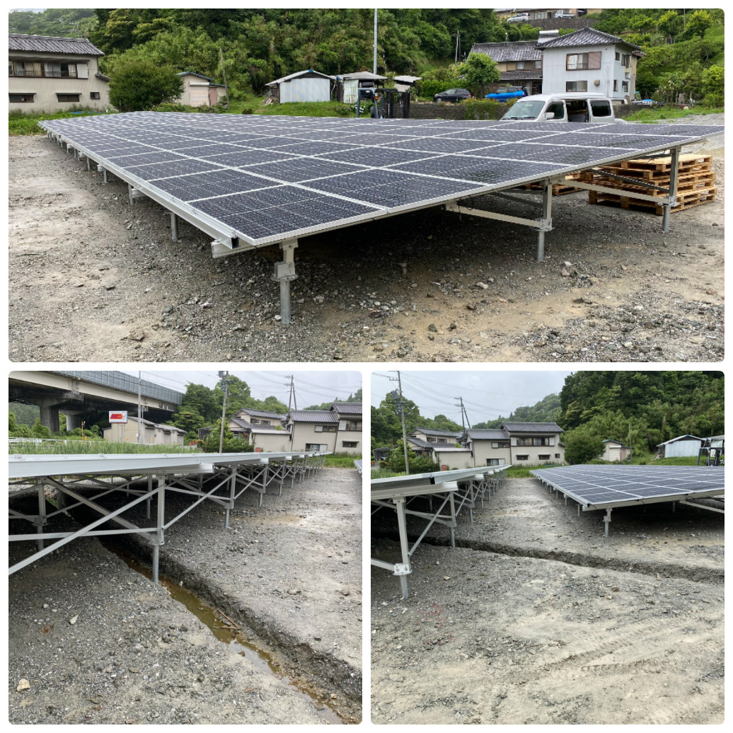 太陽光工事（佐久米）2案件　完了