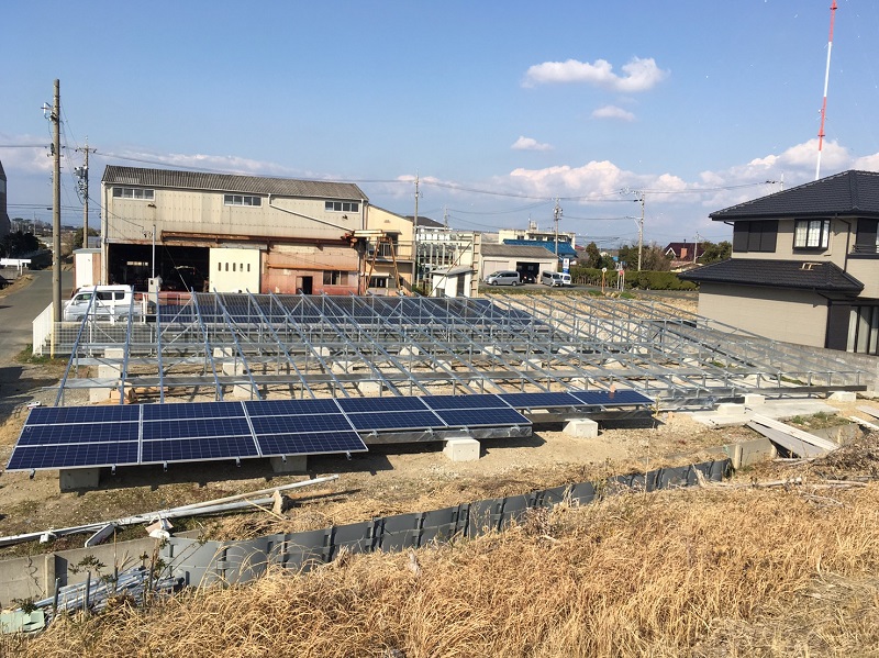 太陽光モジュール設置