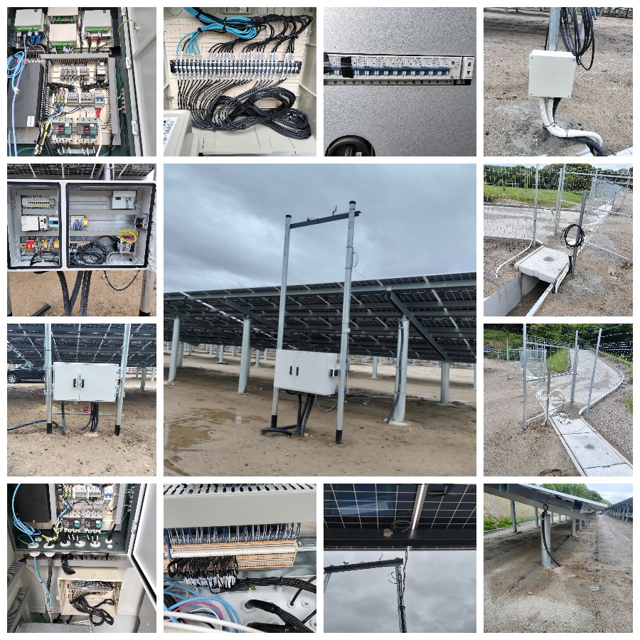 太陽光発電所　弱電工事