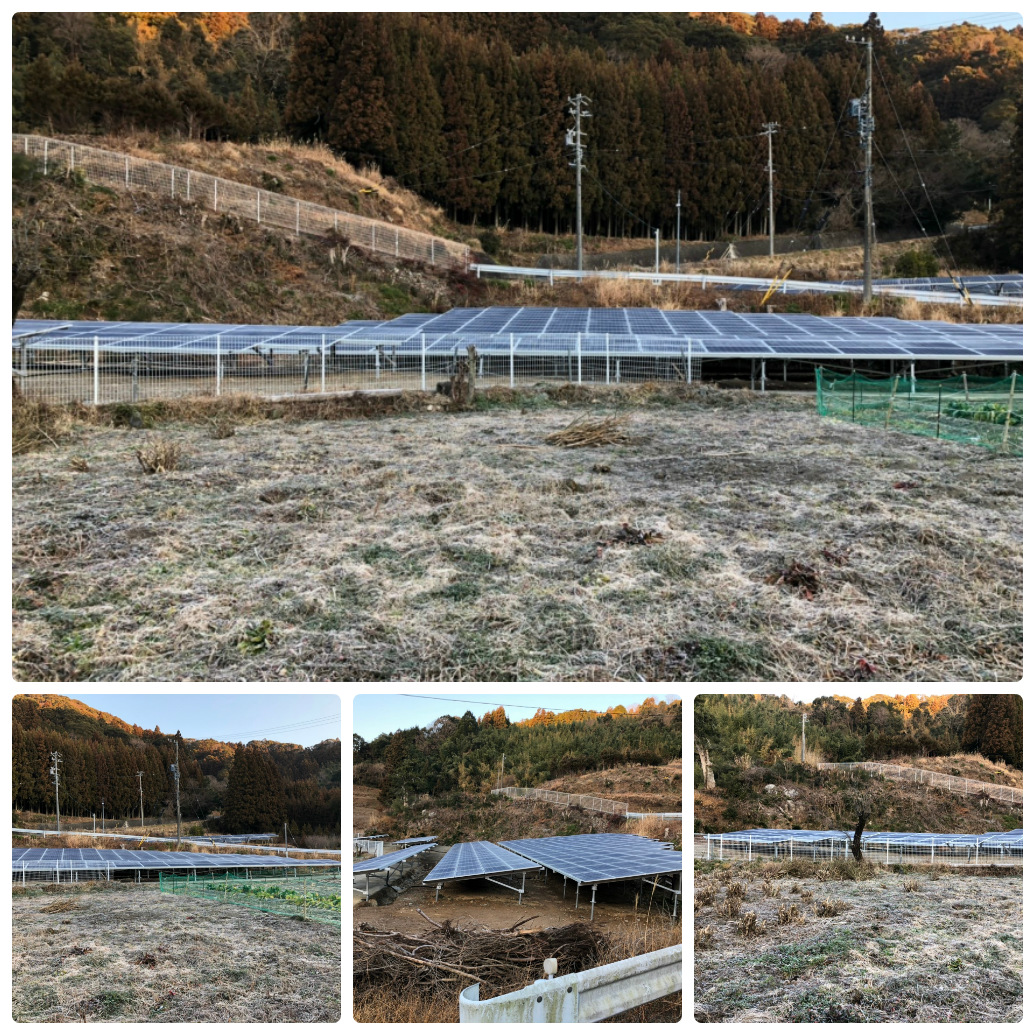 太陽光工事（東黒田発電所）