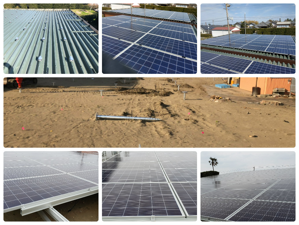 太陽光工事（堤町太陽光発電所）